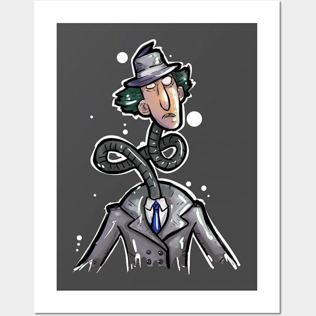 The Inspecta Wall Art by Beanzomatic